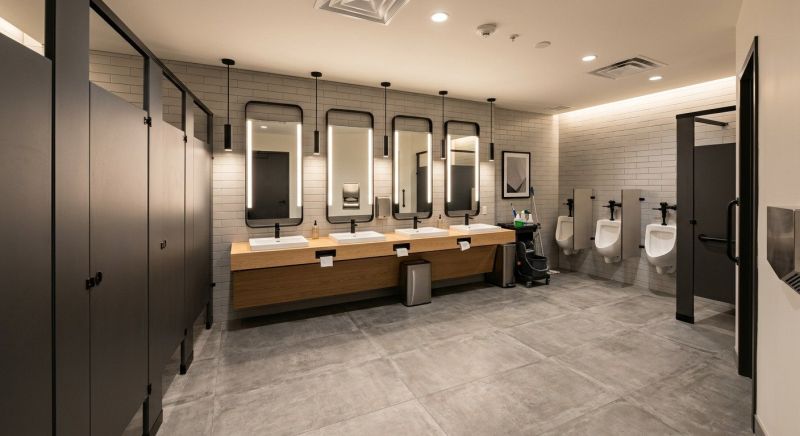 Industrial Bathroom Renovation in Denver County, CO